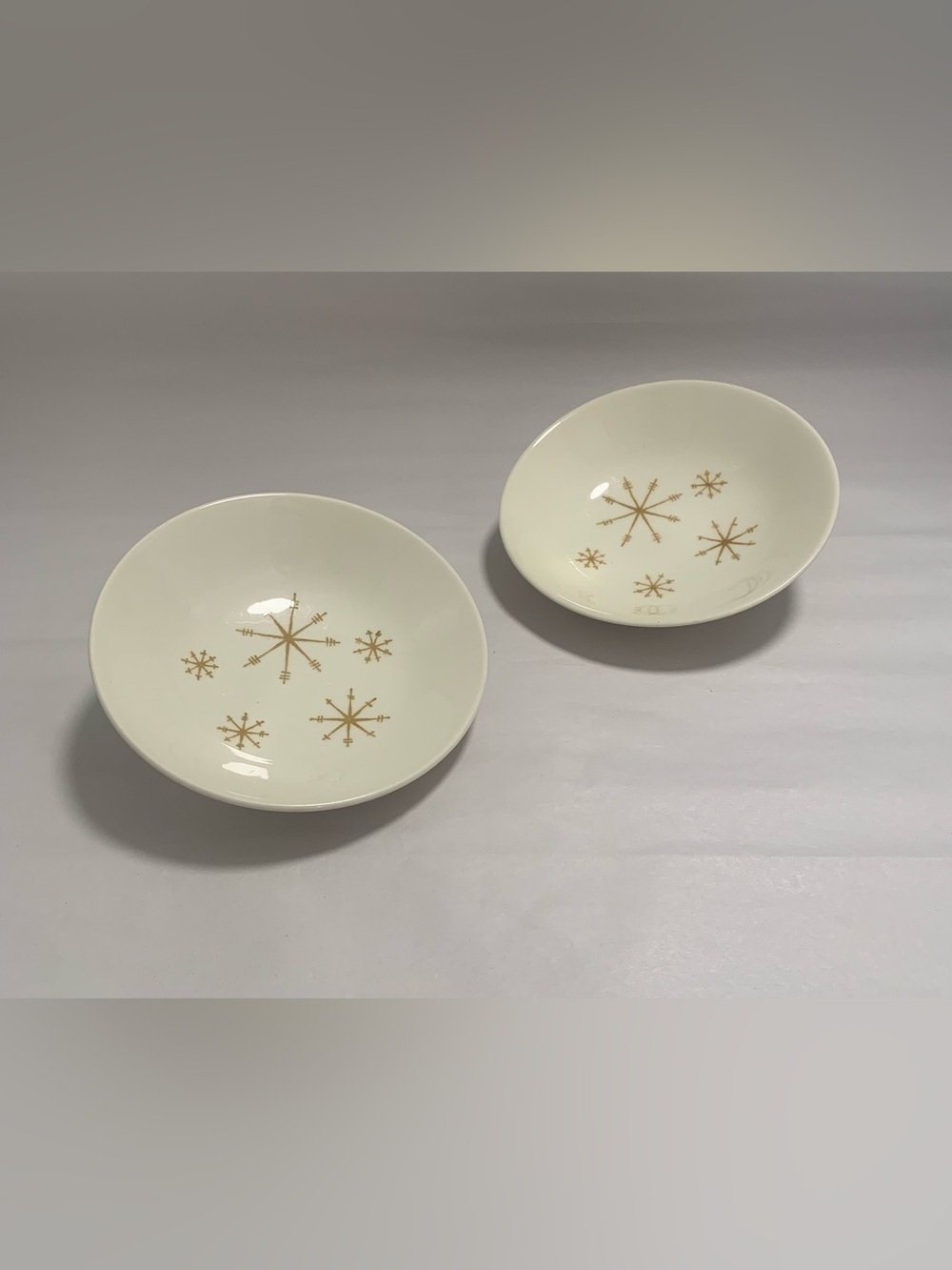 VTG MCM STAR GLOW by Royal USA Fruit Dessert Sauce Bowls - Set of 2